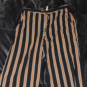 Striped maxi pants
